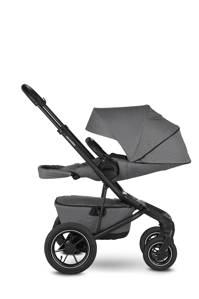 EASYWALKER Kočík kombinovaný Jimmey Iris Grey XXL AIR + RWS + Jackey Shadow Black