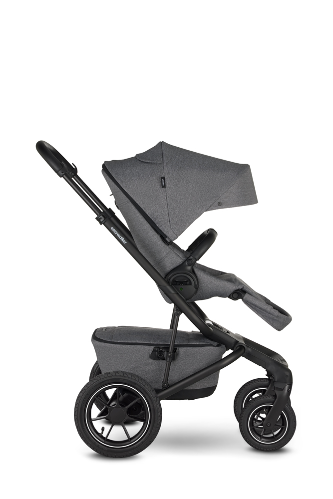 EASYWALKER Kočík kombinovaný Jimmey Iris Grey XXL AIR + RWS + Jackey Shadow Black