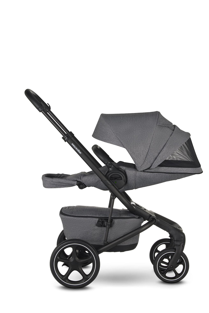 EASYWALKER Kočík kombinovaný Jimmey Iris Grey XXL RWS + Jackey Shadow Black