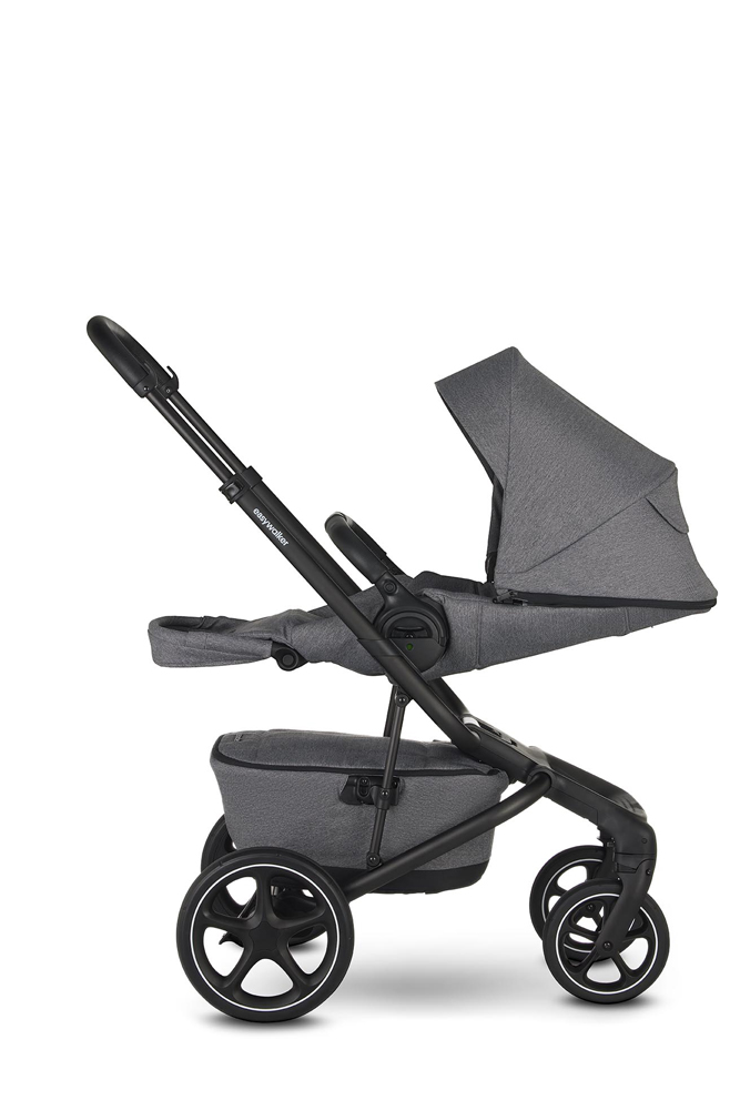 EASYWALKER Kočík kombinovaný Jimmey Iris Grey XXL RWS + Jackey Shadow Black