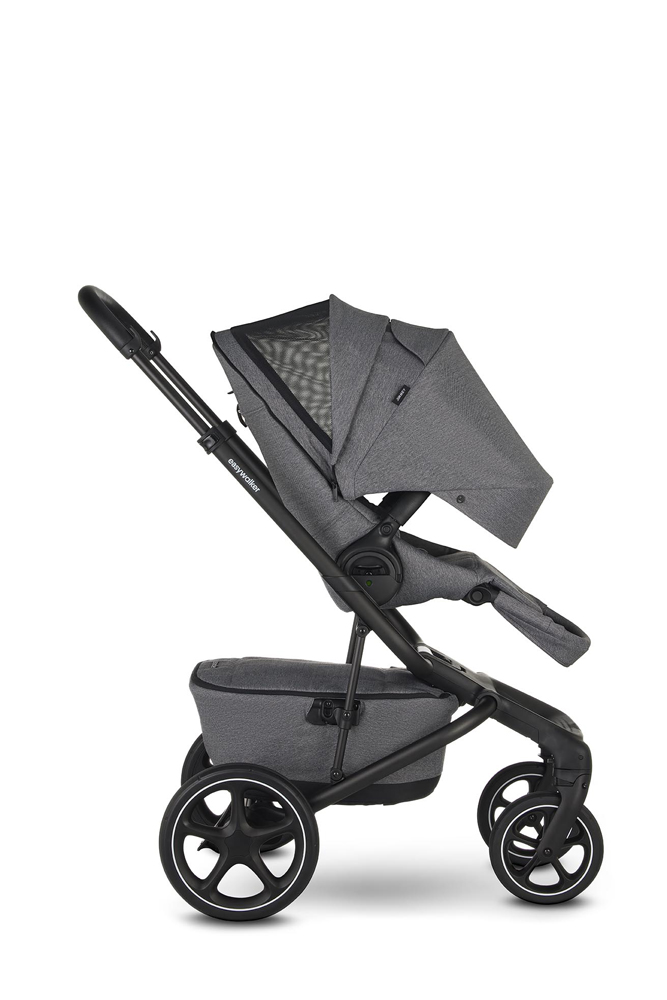 EASYWALKER Kočík kombinovaný Jimmey Iris Grey XXL RWS + Jackey Shadow Black