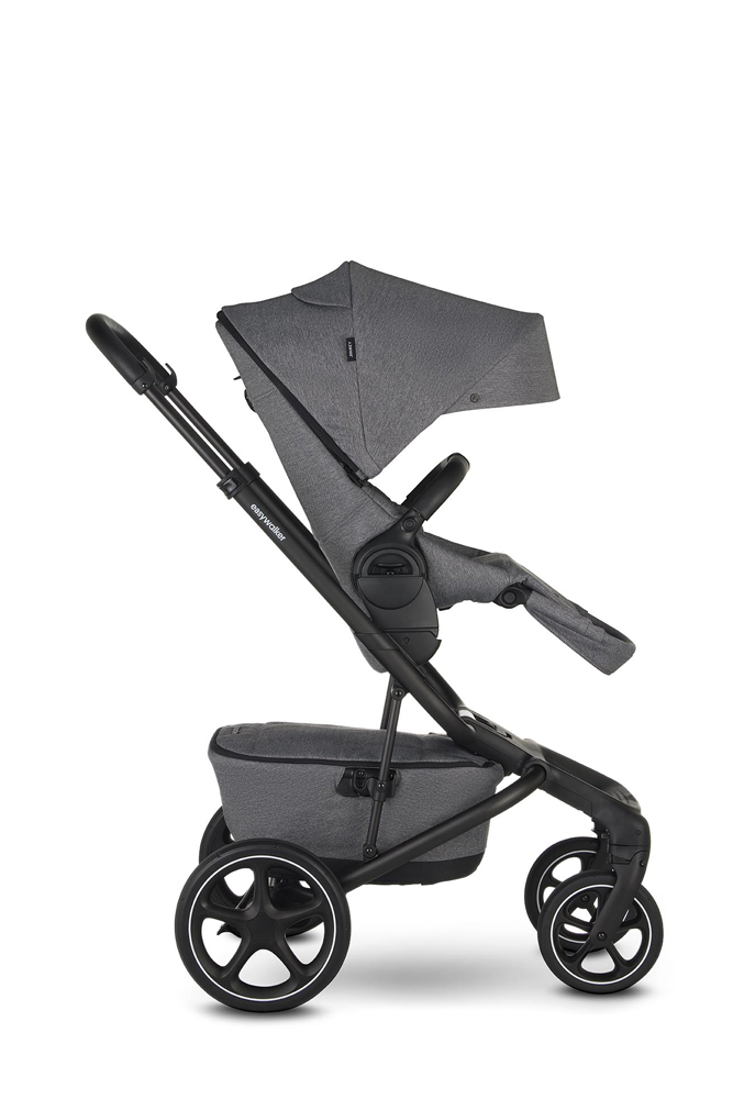 EASYWALKER Kočík kombinovaný Jimmey Iris Grey XXL RWS + Jackey Shadow Black