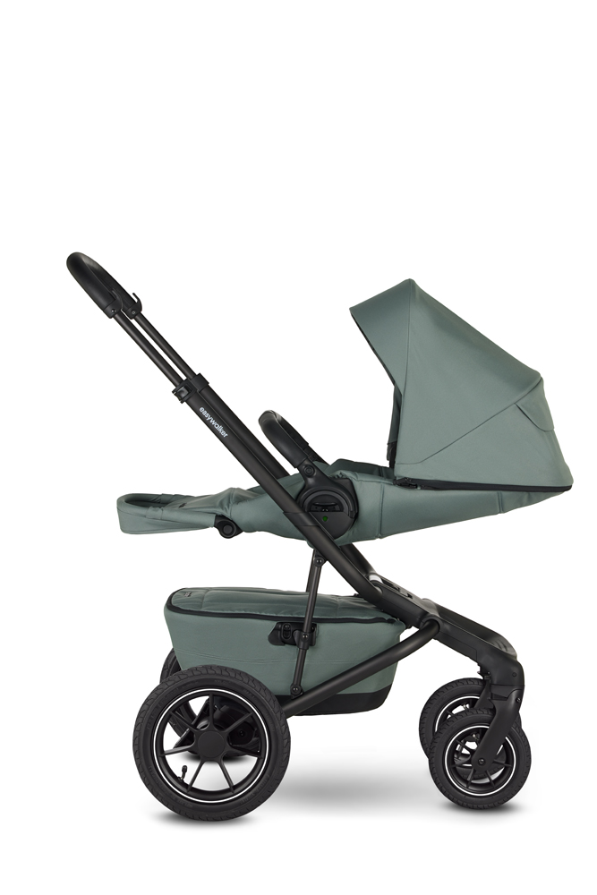 EASYWALKER Kočík kombinovaný Jimmey Thyme Green XXL AIR + RWS + Jackey Shadow Black