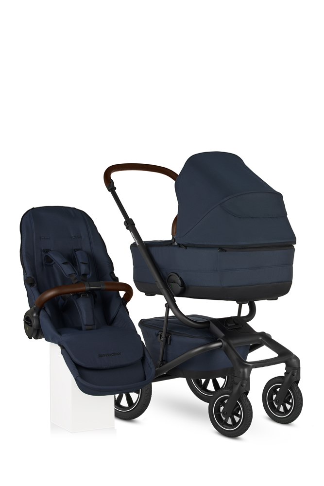 EASYWALKER Kočík kombinovaný Jimmey Indigo Blue XXL AIR + RWS + Jackey XL Sage Green