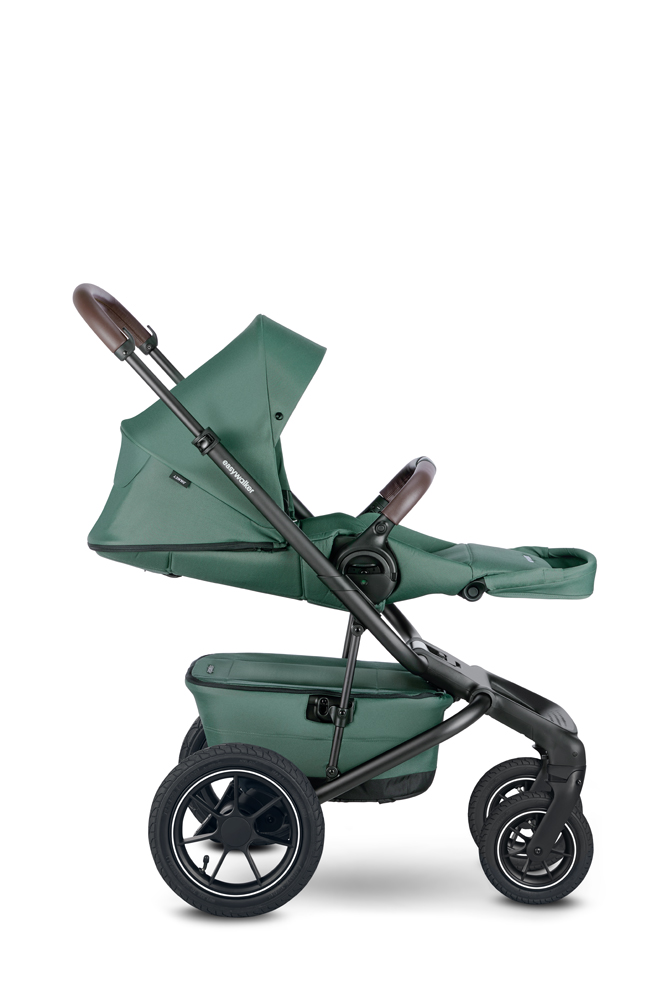 EASYWALKER Kočík kombinovaný Jimmey Pine Green XXL AIR + RWS + Jackey XL Sage Green