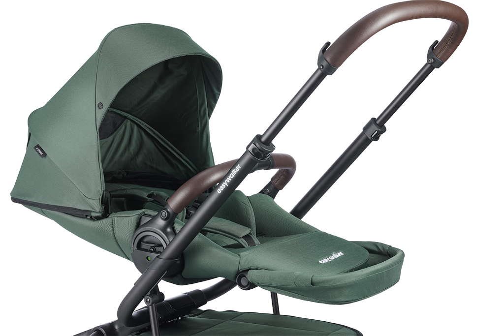 EASYWALKER Kočík kombinovaný Jimmey Pine Green XXL RWS + Jackey XL Sage Green