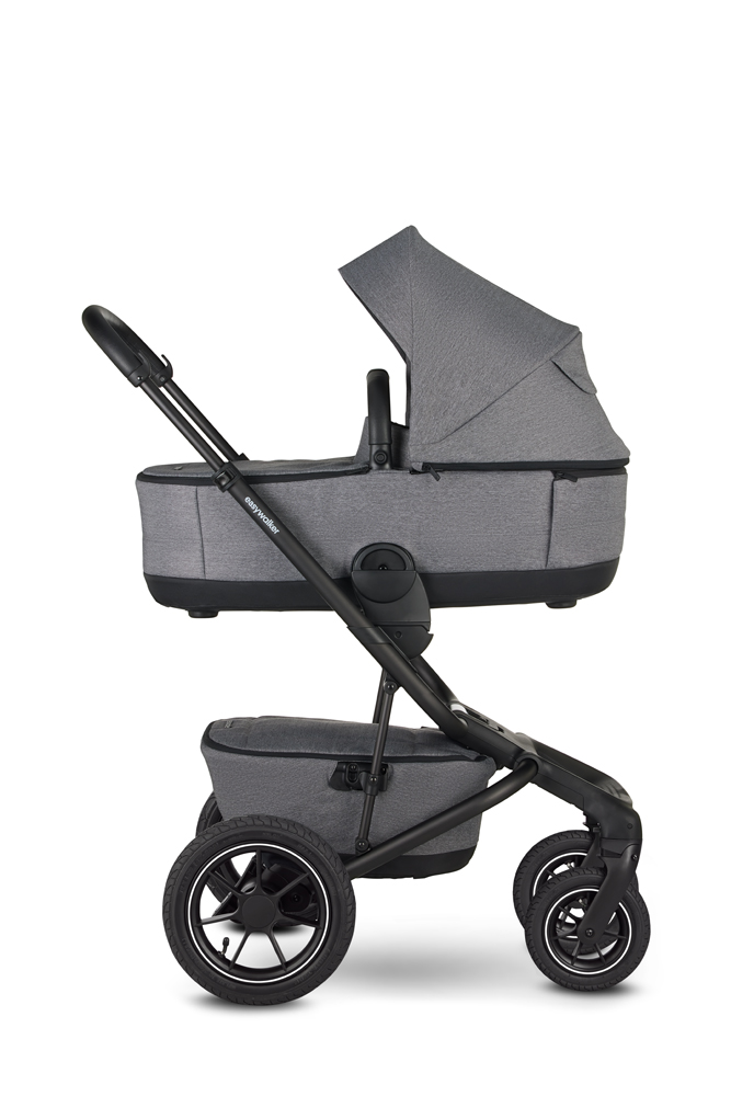 EASYWALKER Kočík kombinovaný Jimmey Iris Grey XXL AIR + RWS + Jackey XL Shadow Black