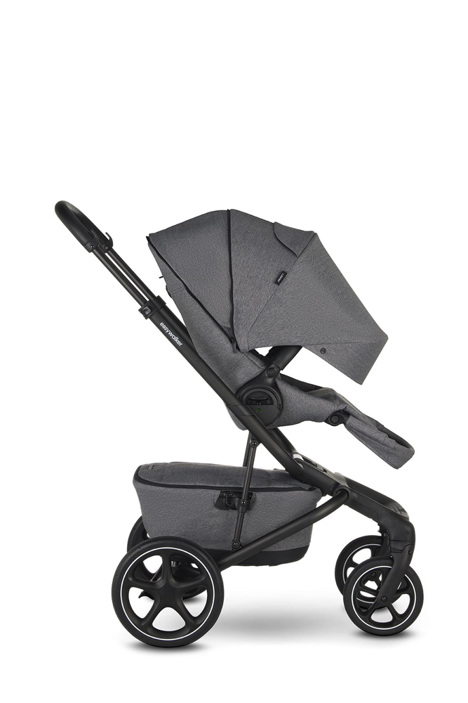 EASYWALKER Kočík kombinovaný Jimmey Iris Grey XXL RWS + Jackey XL Shadow Black