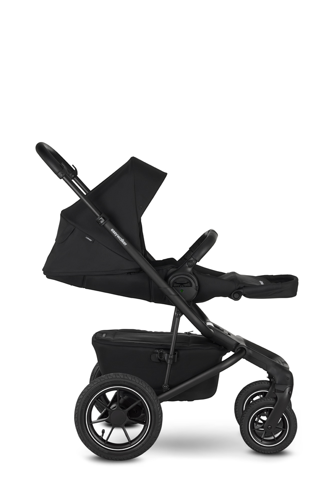 EASYWALKER Kočík kombinovaný Jimmey Pepper Black XXL AIR + RWS + Jackey XL Shadow Black