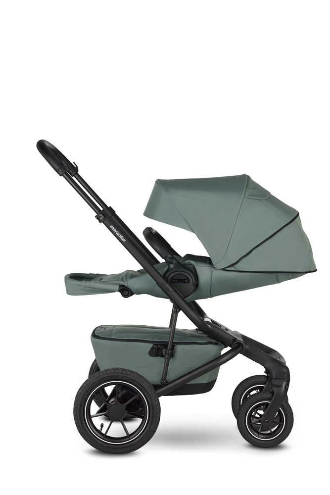 EASYWALKER Kočík kombinovaný Jimmey Thyme Green XXL AIR + RWS + Jackey XL Shadow Black