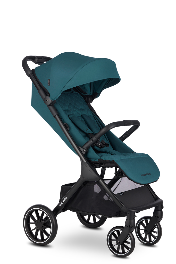 EASYWALKER Kočík kombinovaný Jimmey Iris Grey XXL AIR + RWS + Jackey XL Teal Green