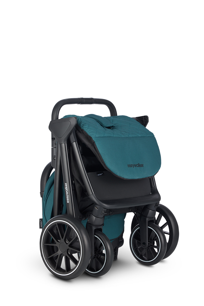 EASYWALKER Kočík kombinovaný Jimmey Iris Grey XXL AIR + RWS + Jackey XL Teal Green