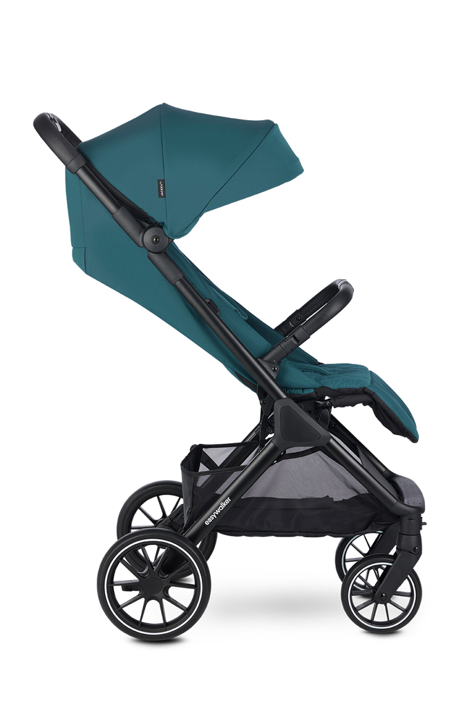 EASYWALKER Kočík kombinovaný Jimmey Pepper Black XXL AIR + RWS + Jackey XL Teal Green