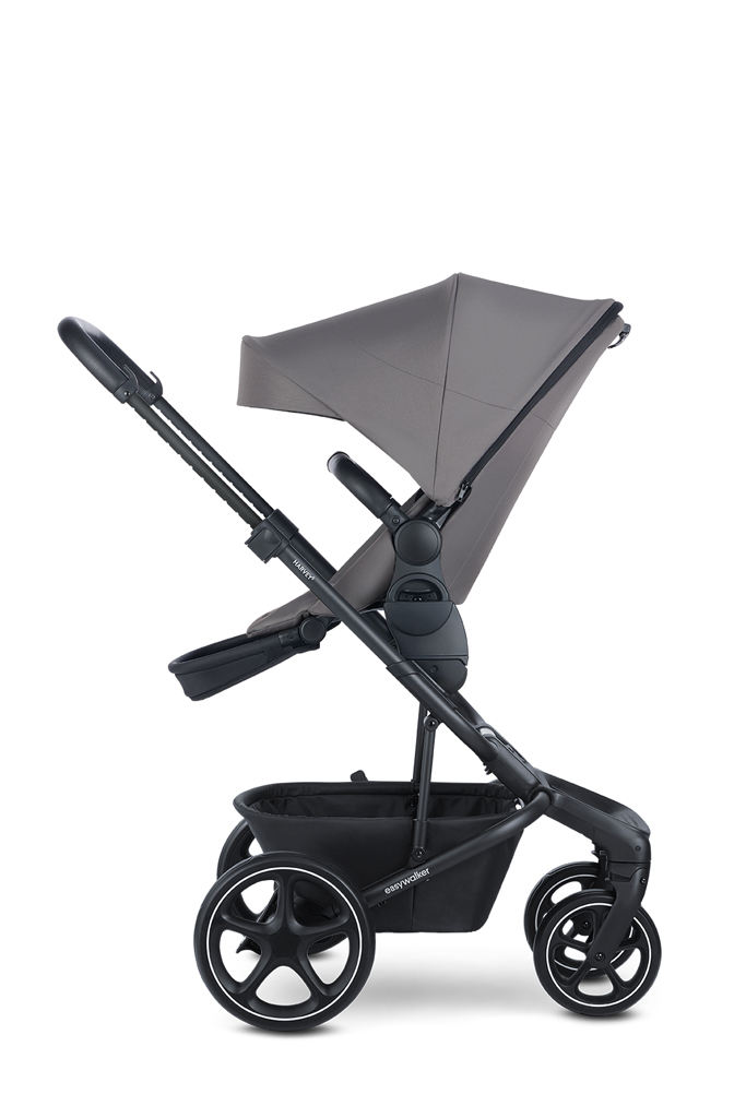 EASYWALKER SET Kočík 4v1 Harvey⁵ 2v1 Pebble Grey LITE RWS + CYBEX Aton B2 i-Size + základňa