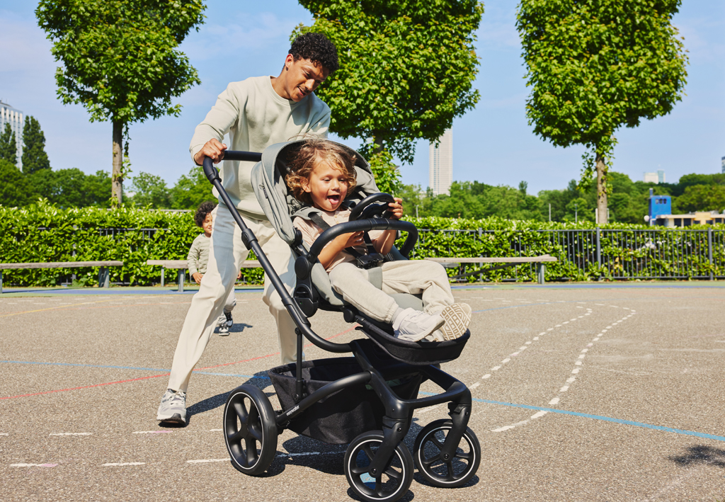 EASYWALKER SET Kočík 4v1 Harvey⁵ 2v1 Pebble Grey LITE RWS + CYBEX Aton B2 i-Size + základňa