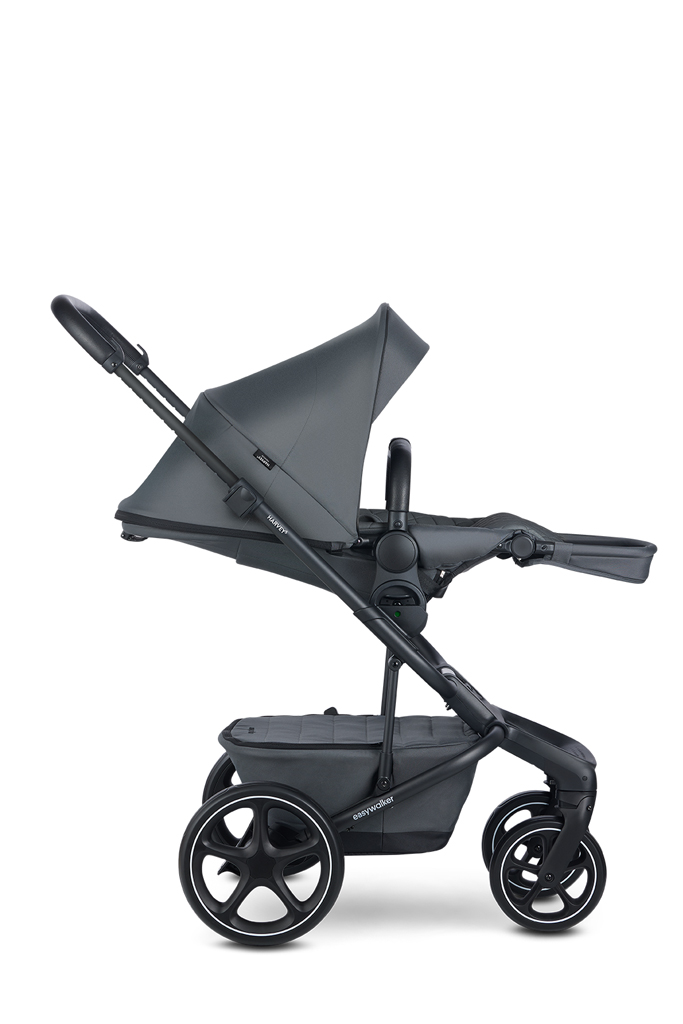 EASYWALKER SET Kočík 4v1 Harvey⁵ Premium 2v1 Mineral Grey LITE RWS + CYBEX Aton B2 i-Size + základňa