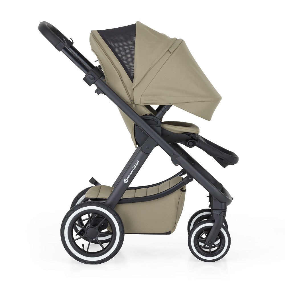 PETITE&MARS SET Kočík 4v1 ICON Mossy Green LITE AIR + CBX By CYBEX Aton B2 i-Size