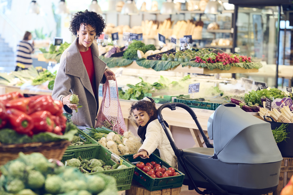 EASYWALKER Kočárek kombinovaný Rockey S Fresh Green