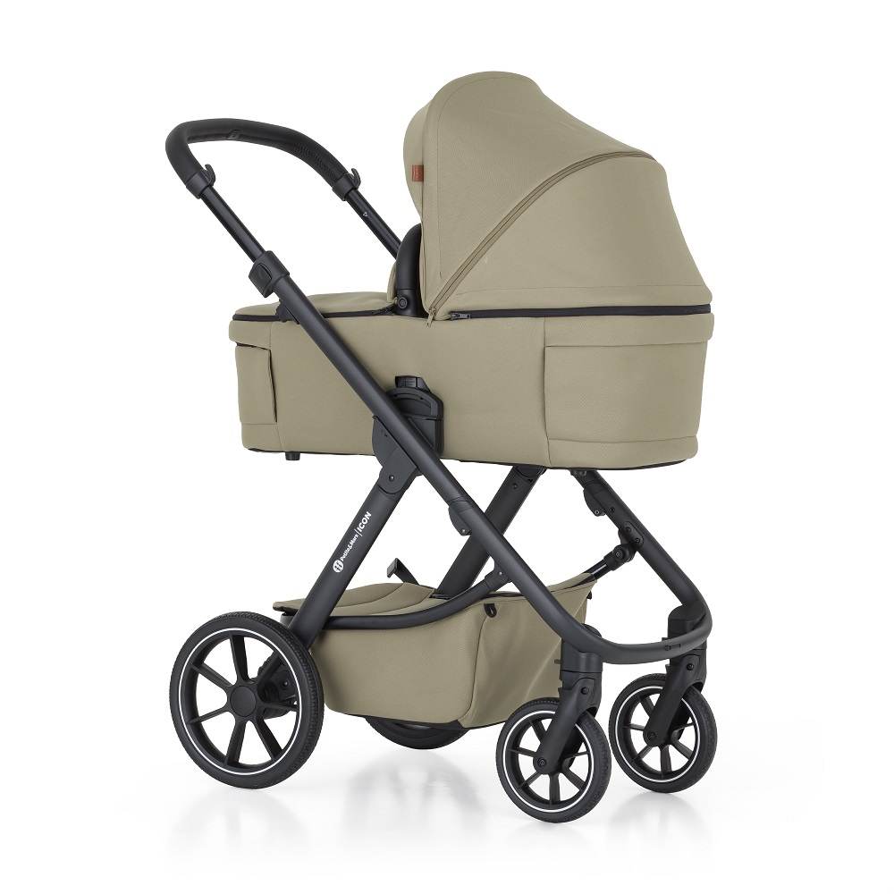 PETITE&MARS Kočík kombinovaný ICON 2v1 Mossy Green XXL RWS + Core Pro i-Size Black Grey + Báza
