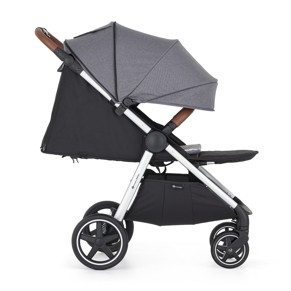 PETITE&MARS Kočík športový Royal3 Silver Ultimate Grey