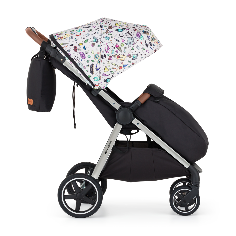 PETITE&MARS Kočárek sportovní Royal3 Silver Limited100 Tattoo