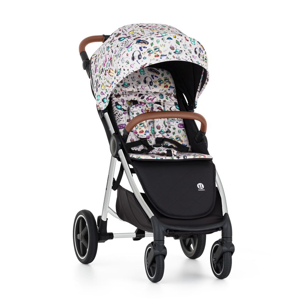 PETITE&MARS Kočárek sportovní Royal3 Silver Limited100 Tattoo