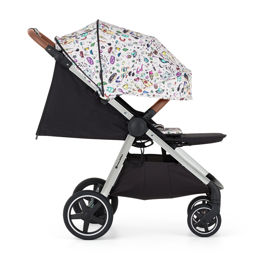 PETITE&MARS Kočárek sportovní Royal3 Silver Limited100 Tattoo