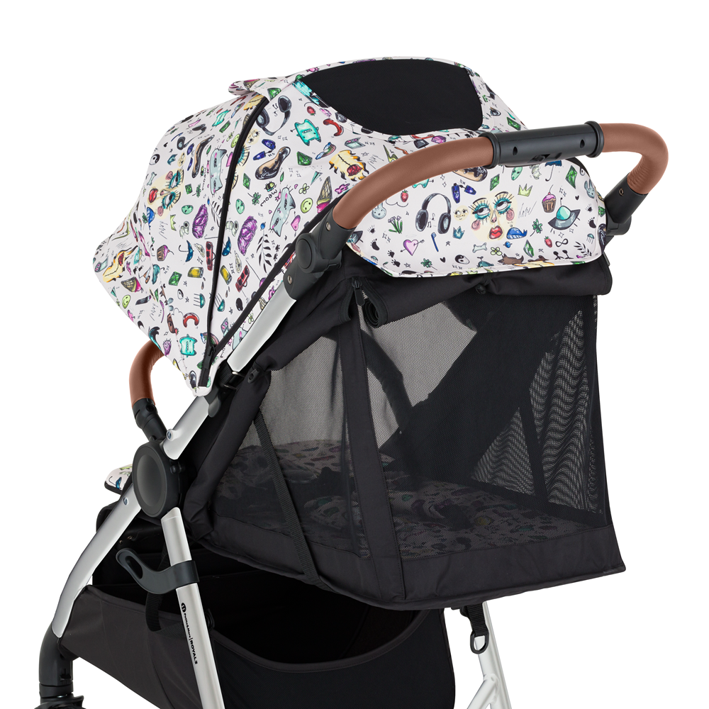 PETITE&MARS Kočárek sportovní Royal3 Silver Limited100 Tattoo