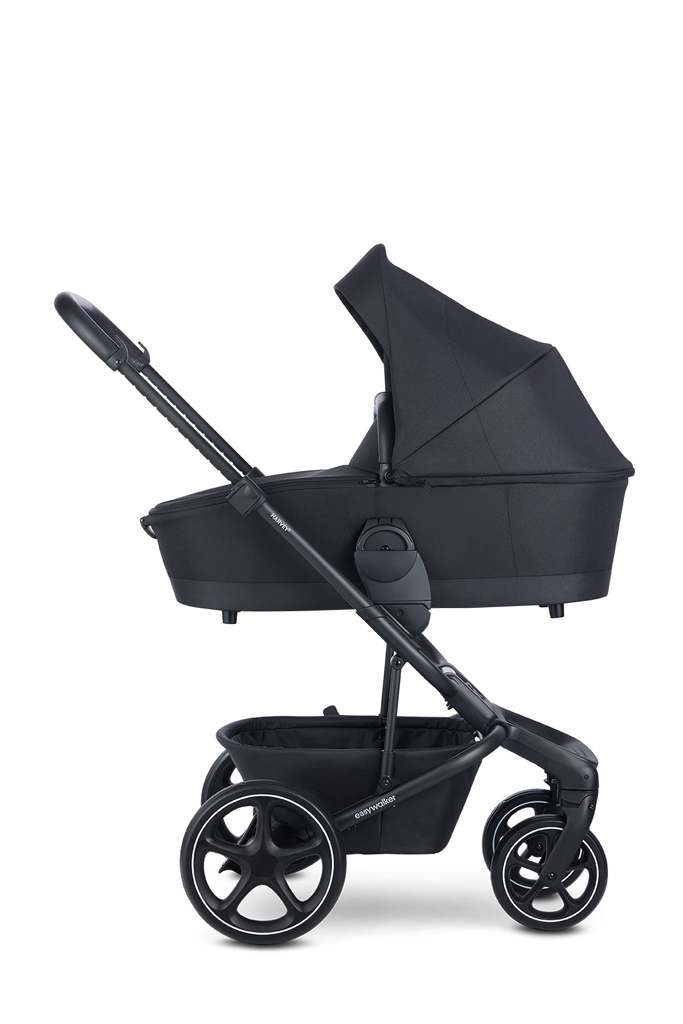 EASYWALKER SET Kočík 4v1 Harvey⁵ 2v1 Midnight Black LITE RWS +CYBEX Aton B2 i-Size,základňa