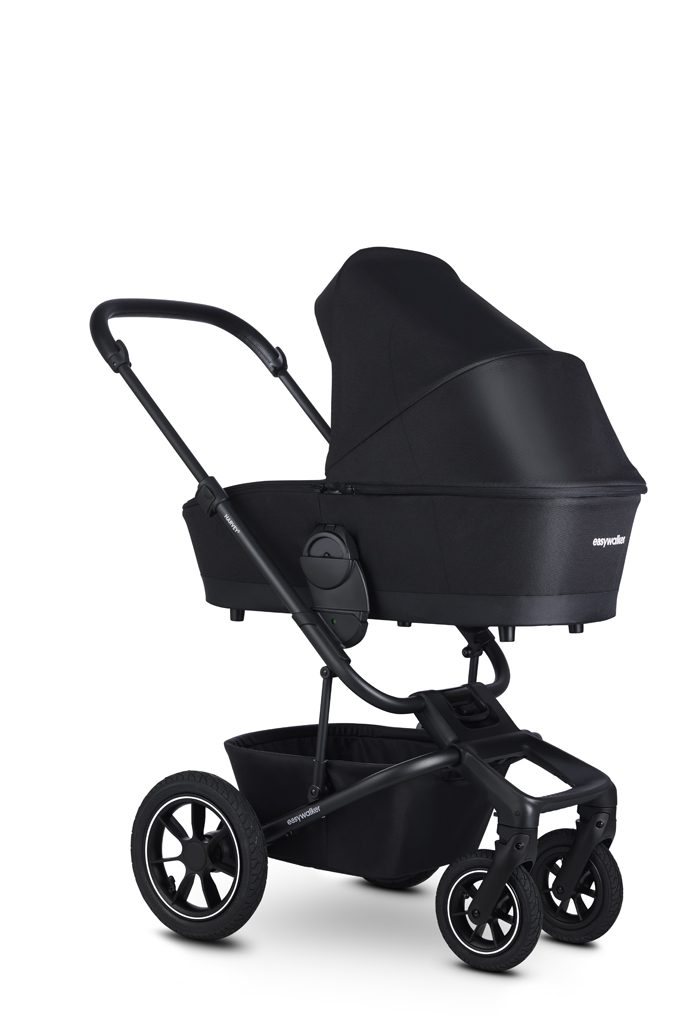EASYWALKER SET Kočík 4v1 Harvey⁵ Midnight Black XXL AIR + CYBEX Aton B2 i-Size + základňa