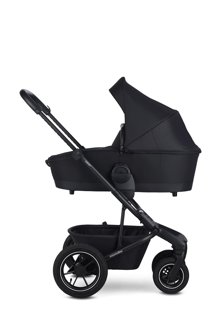 EASYWALKER SET Kočík 4v1 Harvey⁵ Midnight Black XXL AIR + CYBEX Aton B2 i-Size + základňa