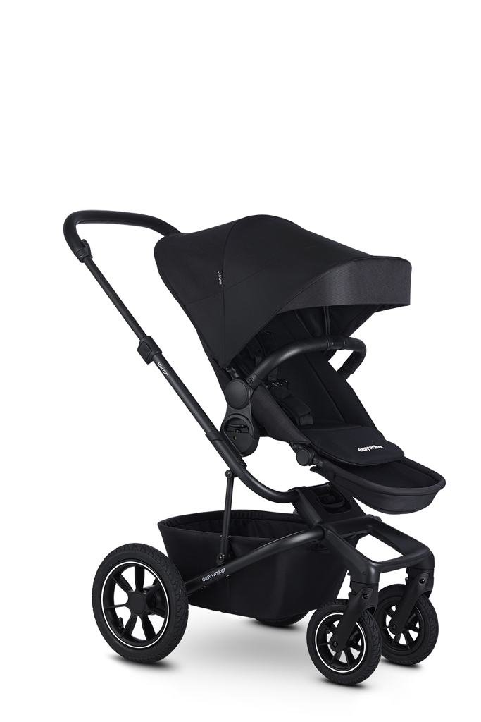 EASYWALKER SET Kočík 4v1 Harvey⁵ Midnight Black XXL AIR + CYBEX Aton B2 i-Size + základňa