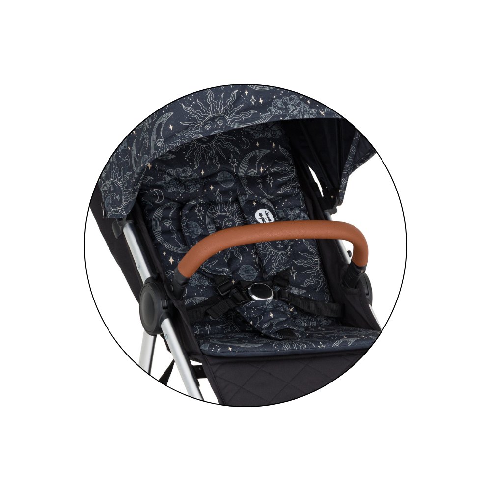 PETITE&MARS Kočík športový Royal3 Silver Limited100 Cosmic Night