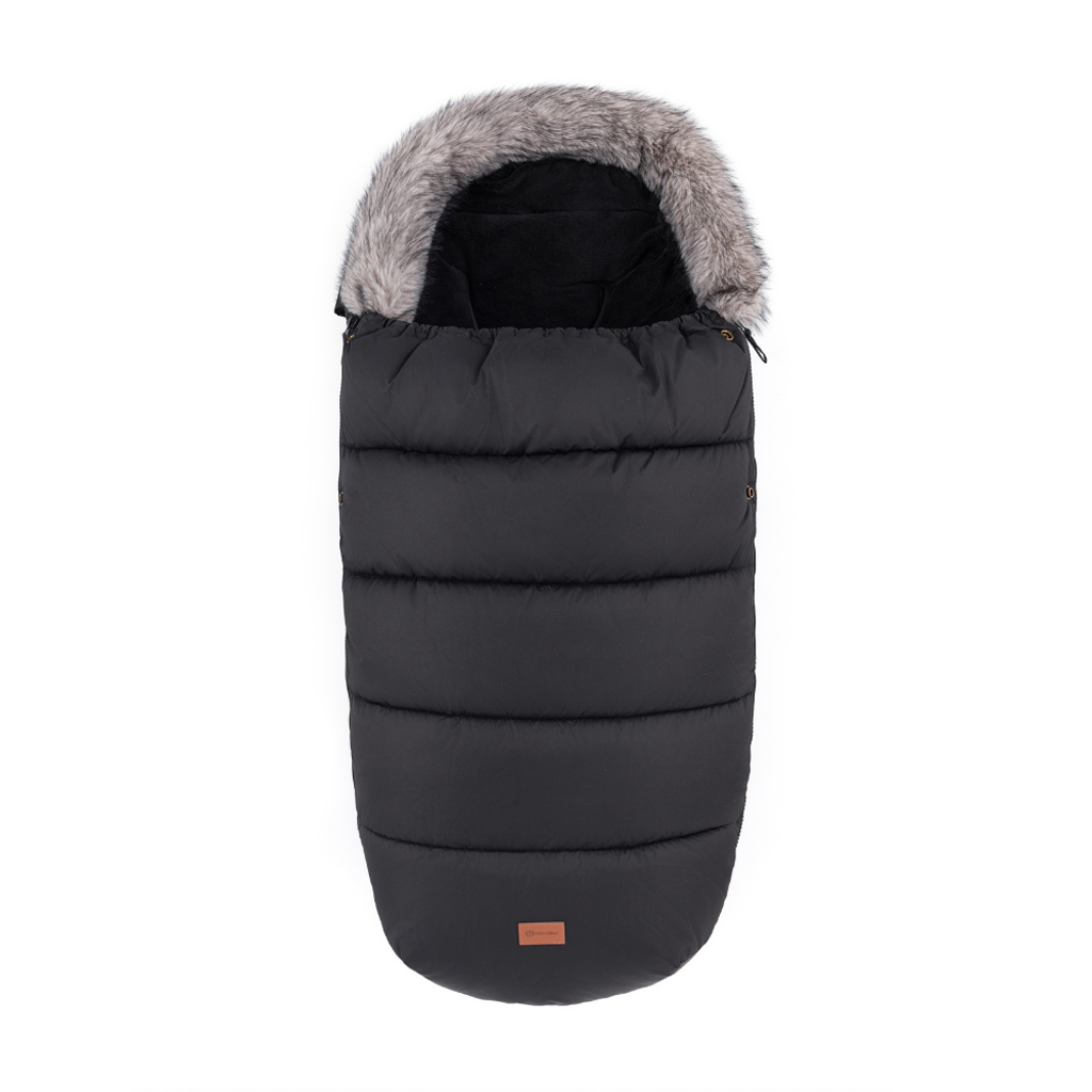PETITE&MARS Set zimný fusak Comfy 4v1 + rukavice na kočík Fjora Forever Black