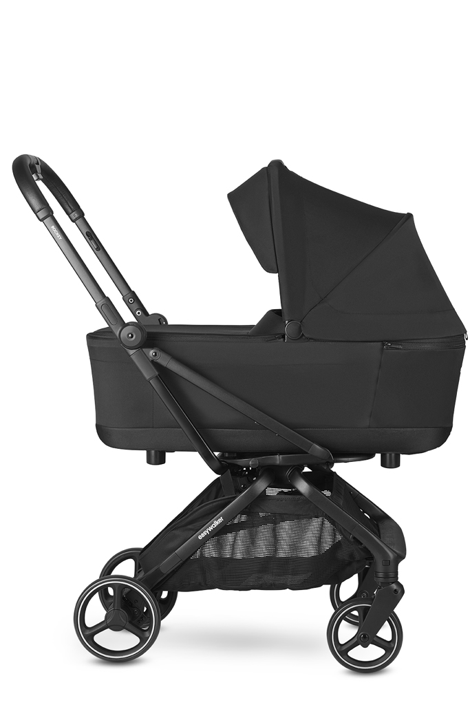 EASYWALKER SET Kočík kombinovaný 4v1 Rockey M Pure Black + CYBEX Aton B2 i-Size + základňa