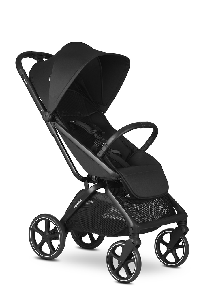 EASYWALKER SET Kočík kombinovaný 4v1 Rockey L Pure Black + CYBEX Aton B2 i-Size + základňa