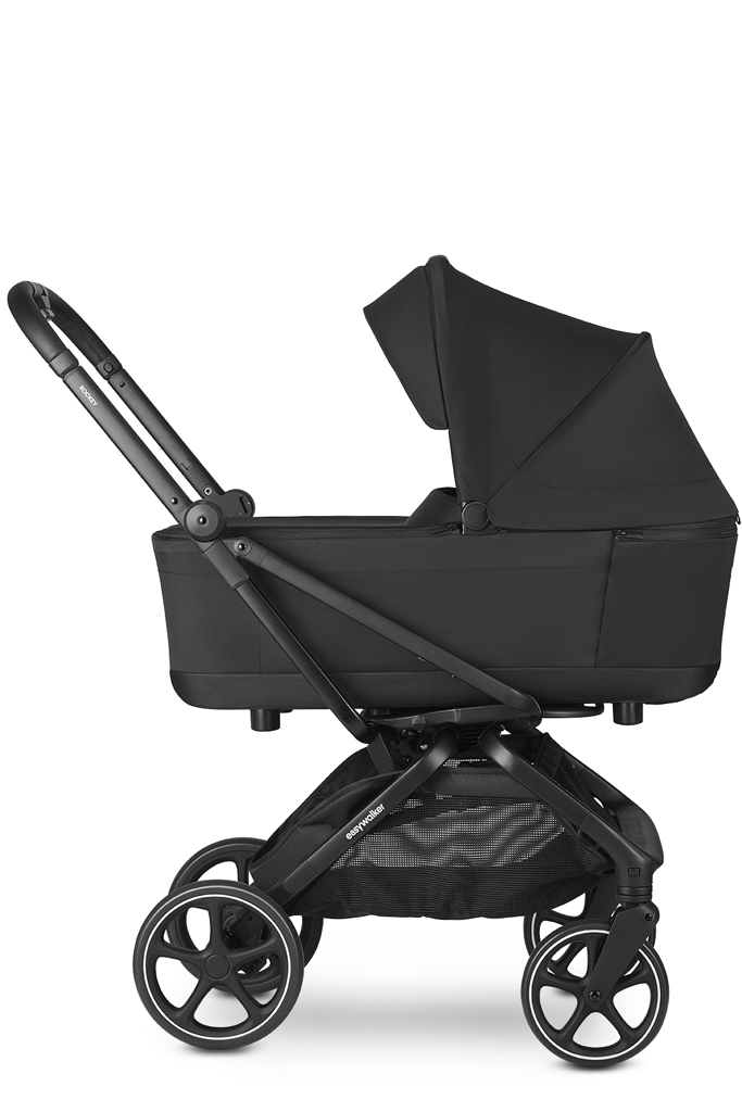 EASYWALKER SET Kočík kombinovaný 4v1 Rockey L Pure Black + CYBEX Aton B2 i-Size + základňa