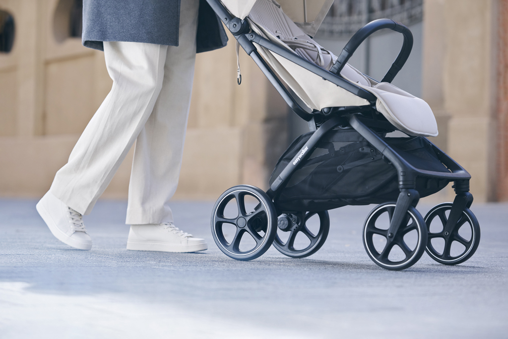 EASYWALKER SET Kočík kombinovaný 4v1 Rockey L Bright Taupe + CYBEX Aton B2 i-Size + základňa