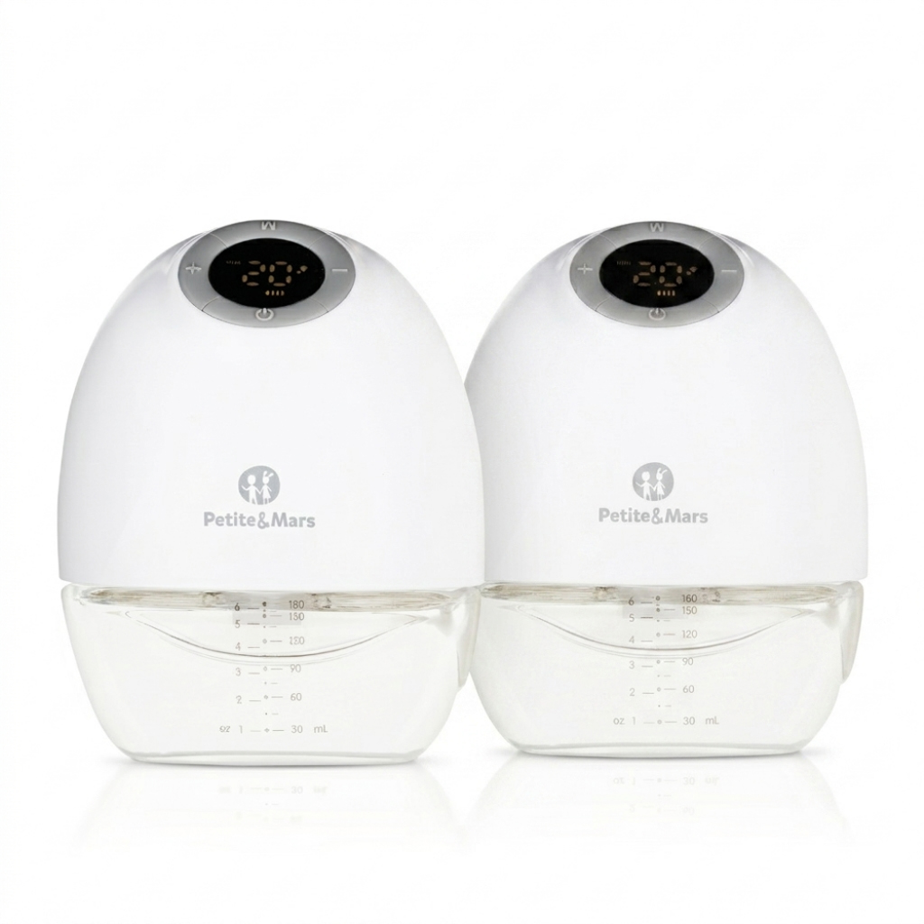 PETITE&MARS Odsávačka mlieka elektrická handsfree Gaia Duo + CHICCO Vložky do podprsenky 30ks
