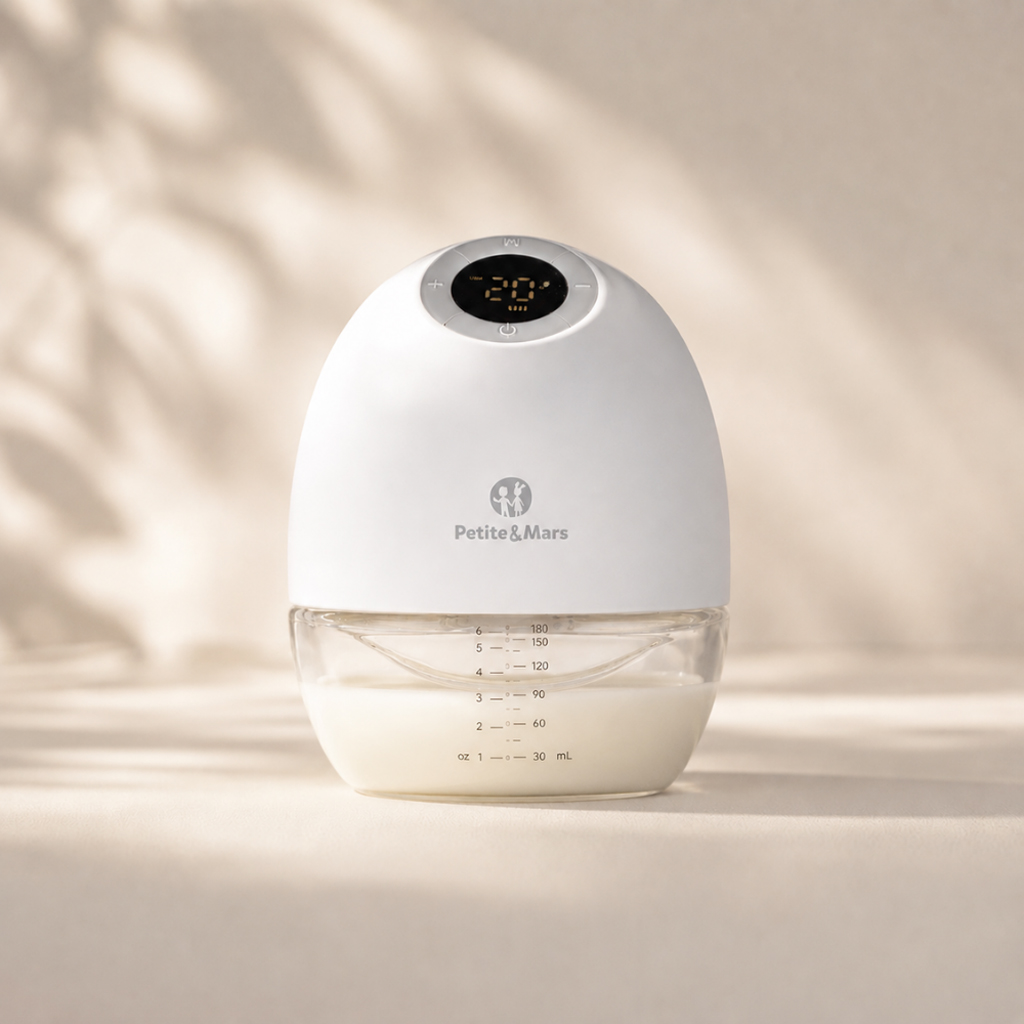 PETITE&MARS Odsávačka materského mlieka elektrická handsfree Gaia + CHICCO Vložky do podprsenky 30ks