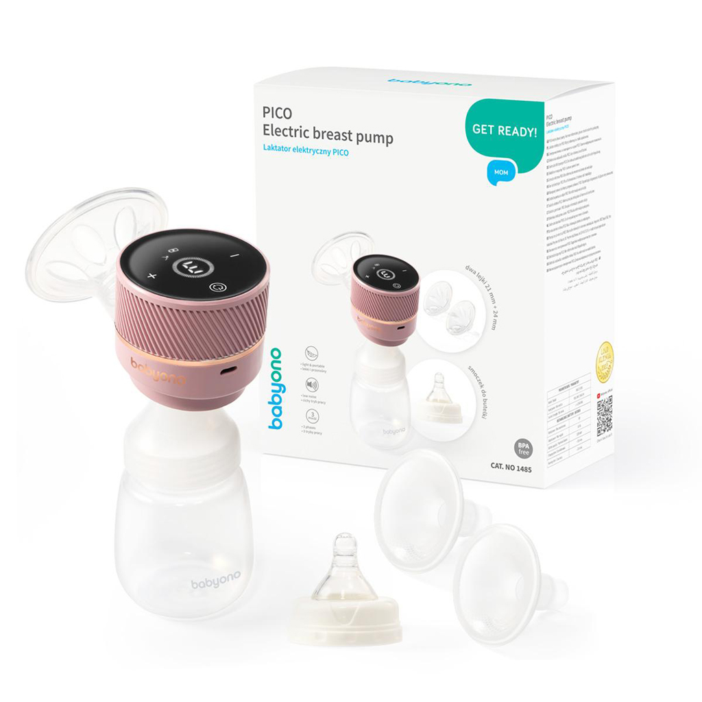 BABYONO Odsávačka materského mlieka elektrická PICO + CHICCO Vložky do podprsenky 30ks