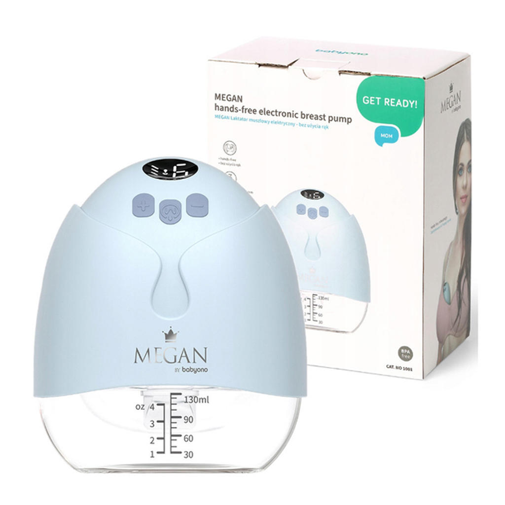 BABYONO Odsávačka mlieka elektronická hands-free Megan + CHICCO Vložky do podprsenky 30ks
