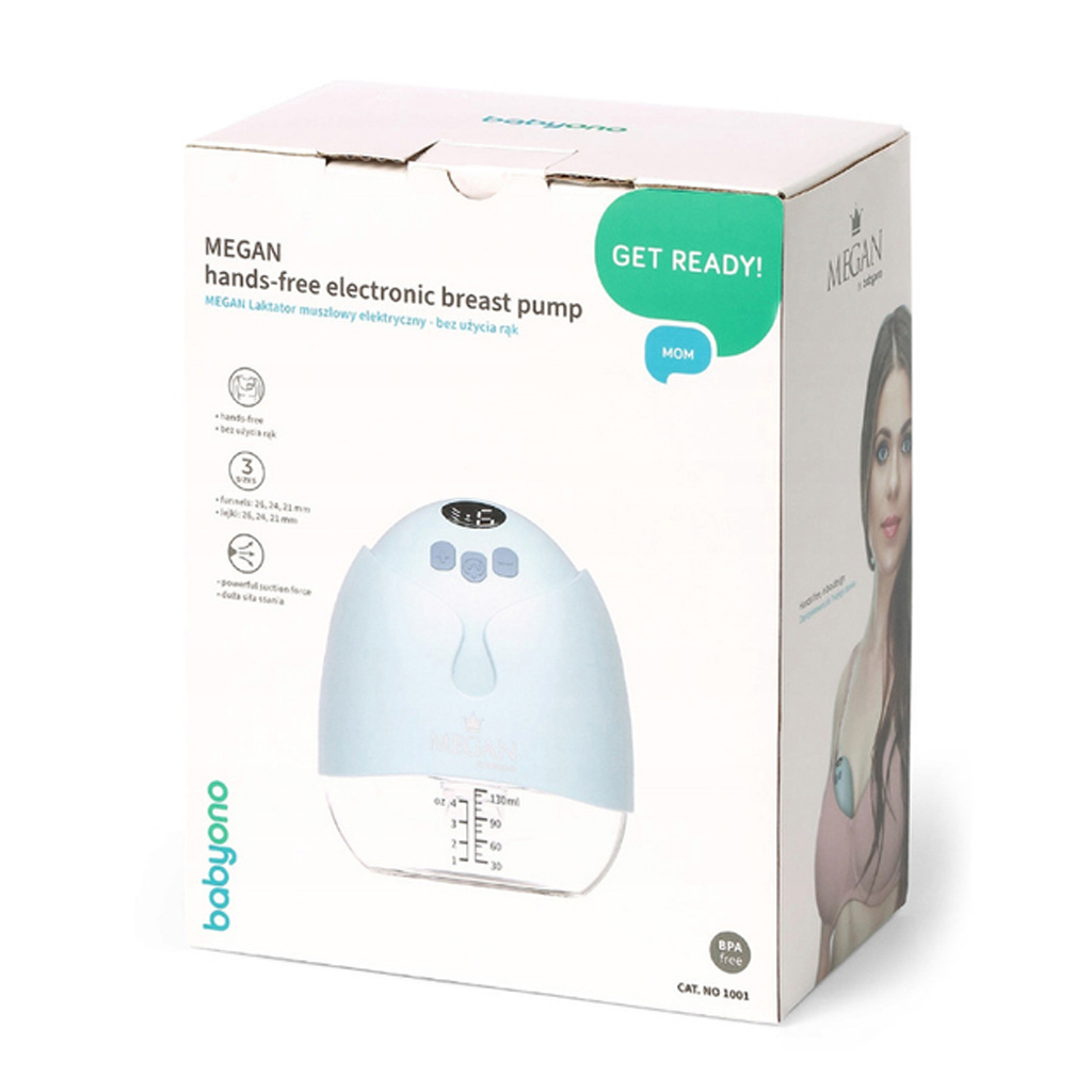 BABYONO Odsávačka mlieka elektronická hands-free Megan + CHICCO Vložky do podprsenky 30ks
