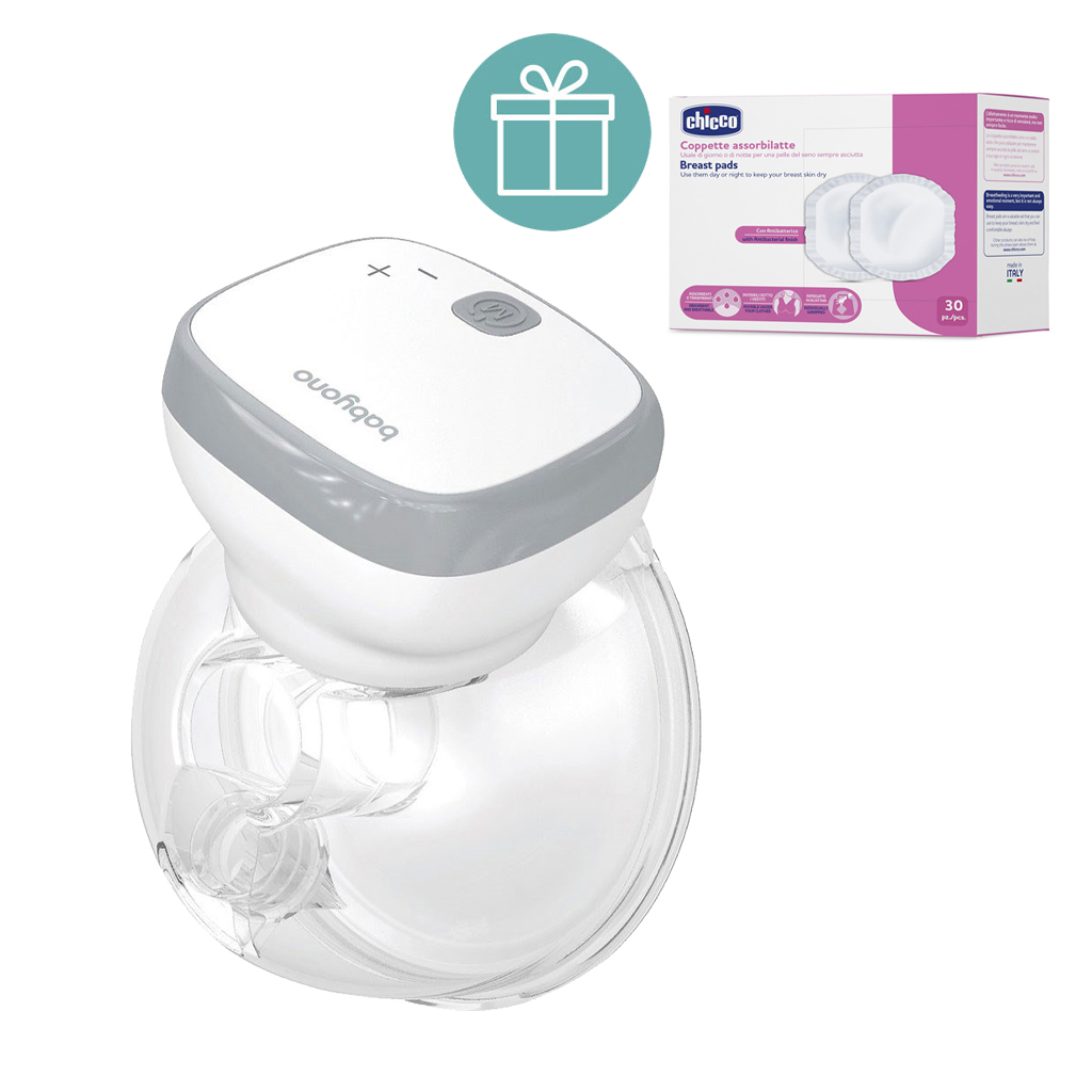 BABYONO Odsávačka materského mlieka elektrická handsfree Shelly + CHICCO Vložky do podprsenky 30ks