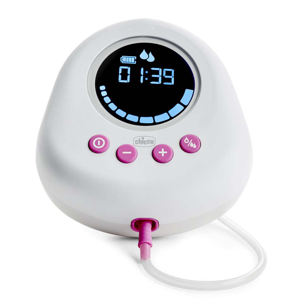 CHICCO Odsávačka materského mlieka elektrická Single pink + CHICCO Vložky do podprsenky 30ks