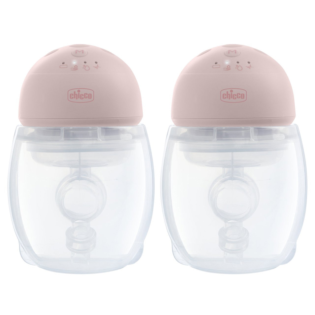CHICCO Odsávačka materského mlieka elektrická Hands-free Duo + CHICCO Vložky do podprsenky 30ks