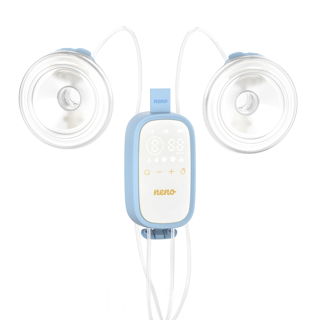 NENO Odsávačka materského mlieka duo elektrická handsfree Velo + CHICCO Vložky do podprsenky 30ks