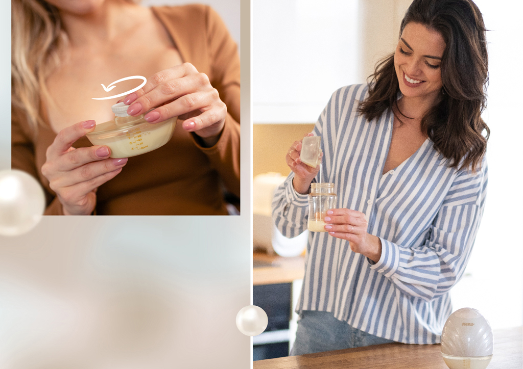 NENO Odsávačka mlieka Perla Duo bezdrôtová hands-free 3-fázová + CHICCO Vložky do podprsenky 30ks