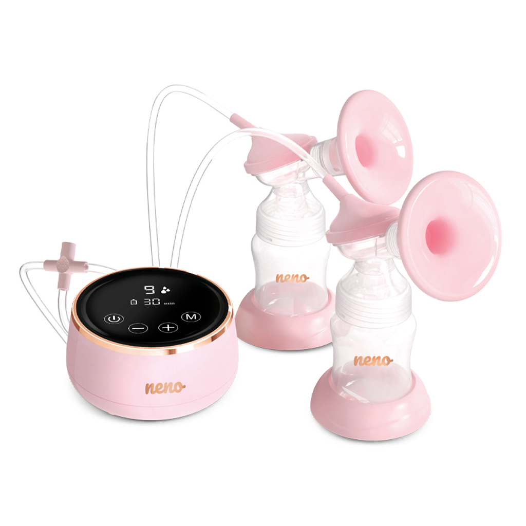 NENO Odsávačka materského mlieka duo elektrická Bella Twin + CHICCO Vložky do podprsenky 30ks