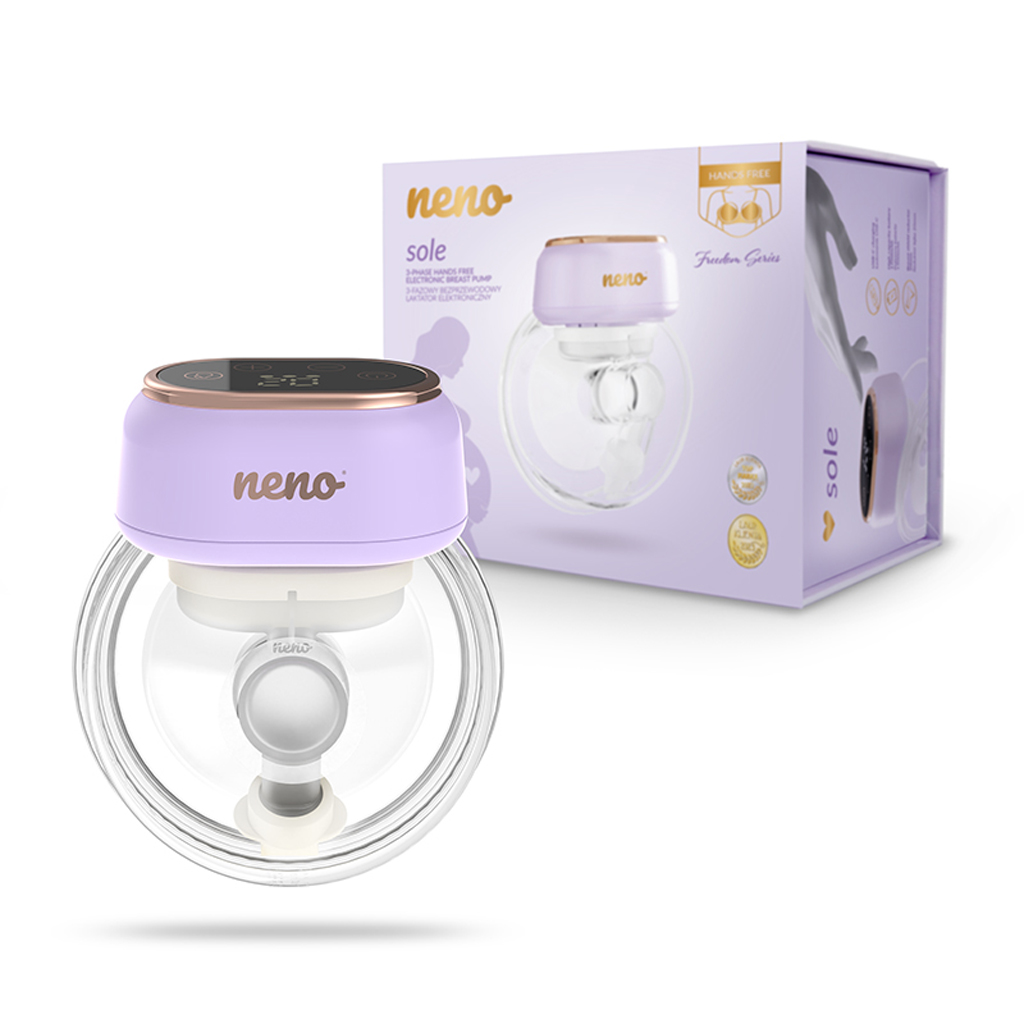 NENO Odsávačka materského mlieka elektrická handsfree Sole + CHICCO Vložky do podprsenky 30ks